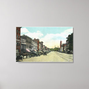 Lienzo De la visión calle principal meridional abajo