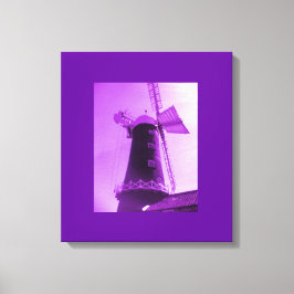 Lienzo de molino morado