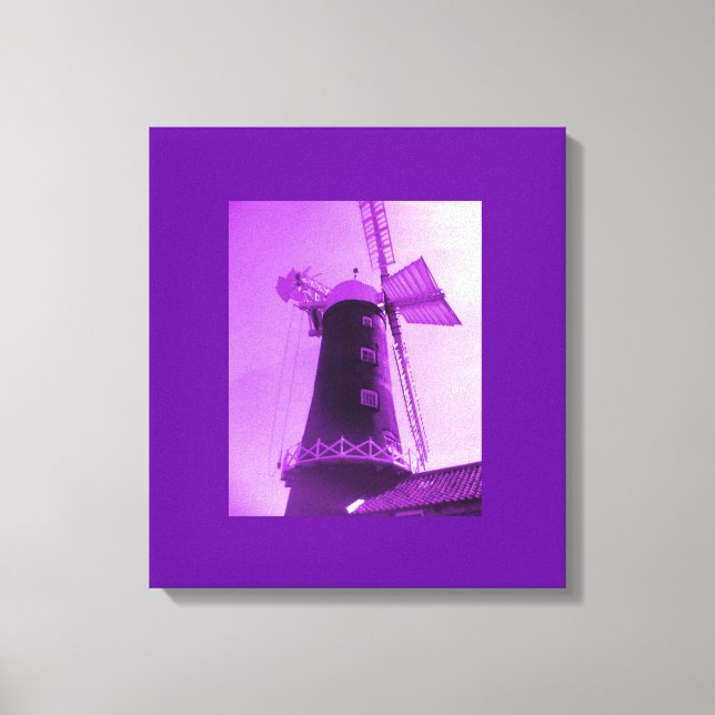 Lienzo de molino morado (Anverso)