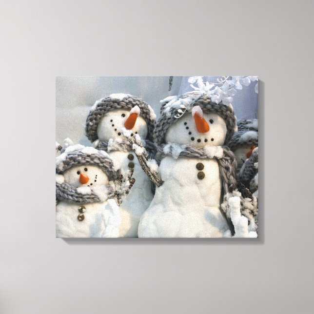 lienzo de Navidades de snowman (Anverso)