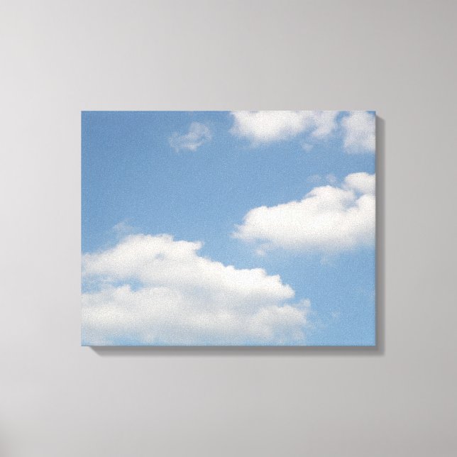 Lienzo de Nubes Cúmulos Suaves (Anverso)