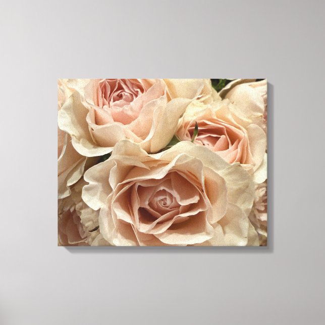 Lienzo de pared con foto de rosas elegantes meloco (Anverso)