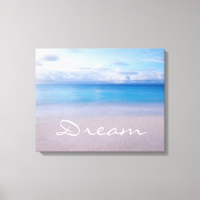 Lienzo de pared de ensueño de playa (Anverso)