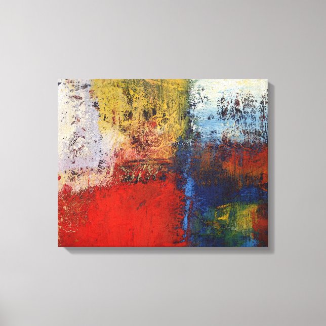Lienzo de pintura abstracta moderno (Anverso)