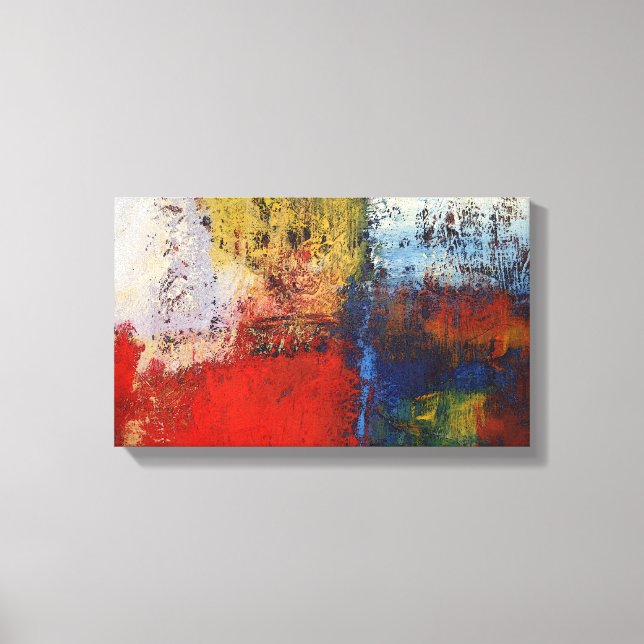 Lienzo de pintura abstracta moderno (Anverso)