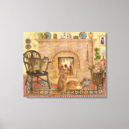 Lienzo de pintura de gato