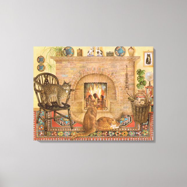 Lienzo de pintura de gato (Anverso)