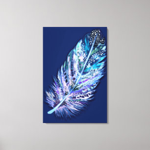 Lienzo de pluma impreso - Tus colores