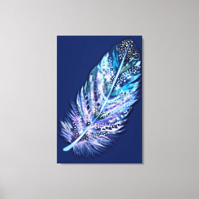 Lienzo de pluma impreso - Tus colores (Anverso)