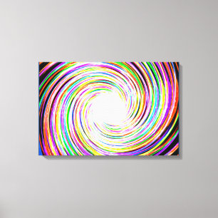 Lienzo de Swirl Multicolorido