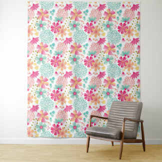 Lienzo de tela con fondo floral pintado para fotos