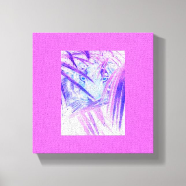 Lienzo de tigre oculto (Anverso)