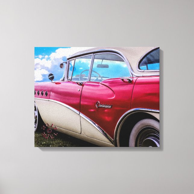 Lienzo de una Riviera del Siglo de Buick 1955 (Anverso)