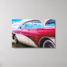 Lienzo de una Riviera del Siglo de Buick 1955