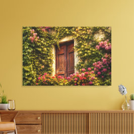 Lienzo de ventana de hiedra italiana