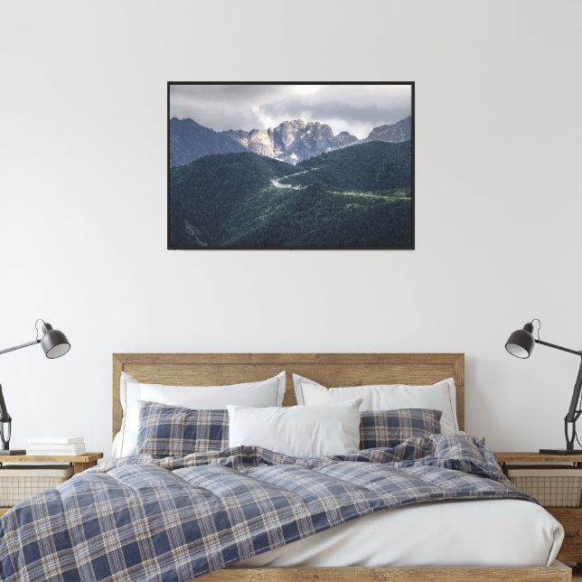 Lienzo de vista de montaña (Insitu(Dormitorio))