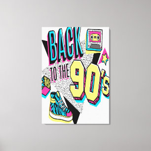 Lienzo De vuelta a los años 90