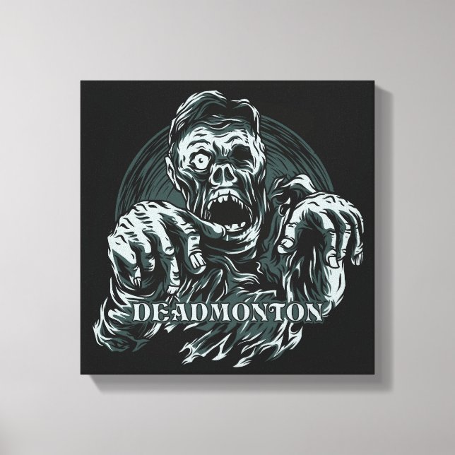 Lienzo DEADMONTON Zombie (Anverso)