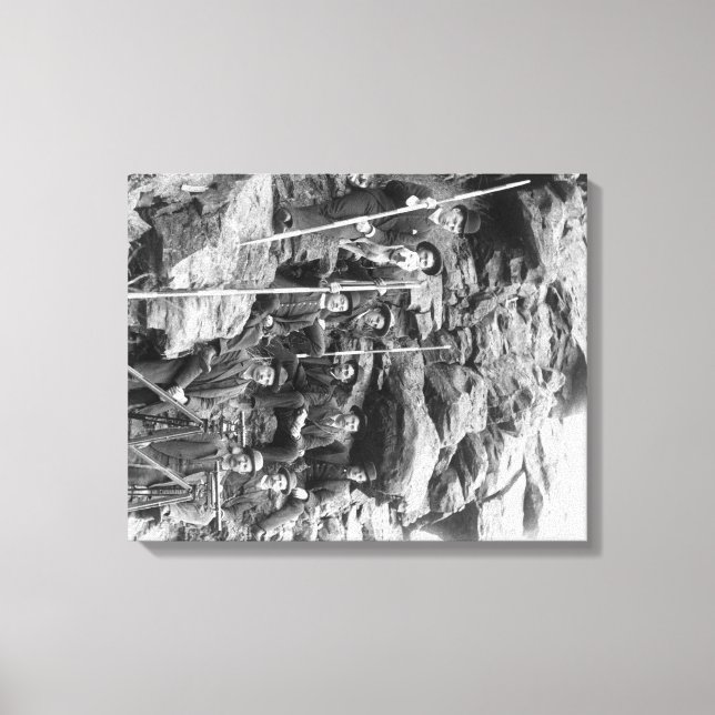 Lienzo Deadwood Central Railroad Engineers Corps (Anverso)