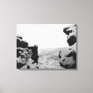 Lienzo Deadwood según lo visto de la fotografía blanca