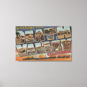 Lienzo Death Valley, California - escenas grandes de la