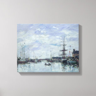 Lienzo Deauville, el muelle, 1892