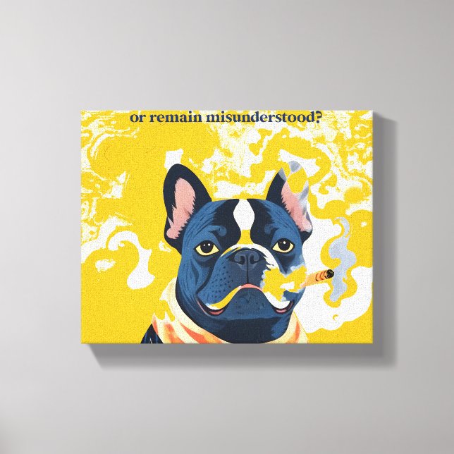 Lienzo Debería Explicarme (Anverso)