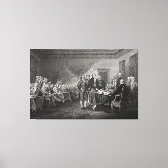 Lienzo Declaración de Independencia (Anverso)