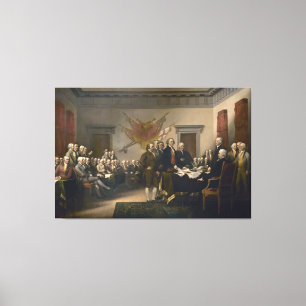 Lienzo Declaración de Independencia de John Trumbull