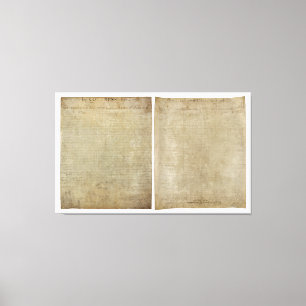 Lienzo Declaración de Independencia de la ORIGINAL del
