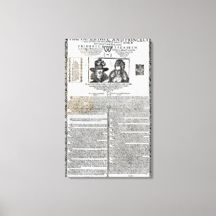 Lienzo Declaración de la boda de Frederick V