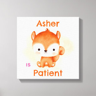 Lienzo Deco de confirmación de niños personalizado Ardil