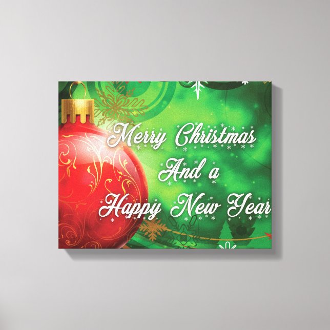 Lienzo Decor de navidades (Anverso)