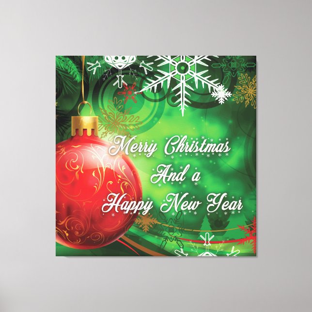 Lienzo Decor de navidades (Anverso)