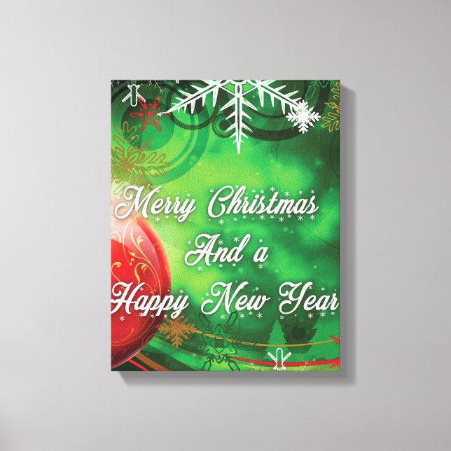 Lienzo Decor de navidades (Anverso)
