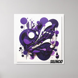 Lienzo Decorativo Biodiversidad Nocturna Silencio