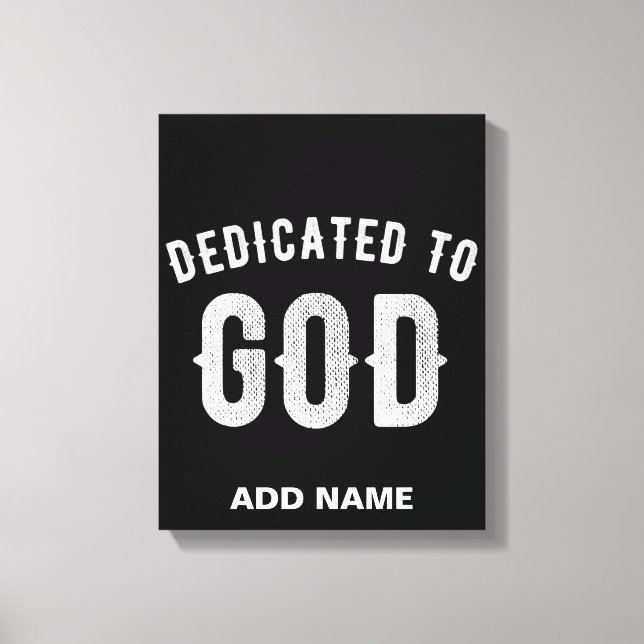 LIENZO DEDICADO A DIOS PERSONALIZABLE GUAY TEXTO BLANCO (Anverso)