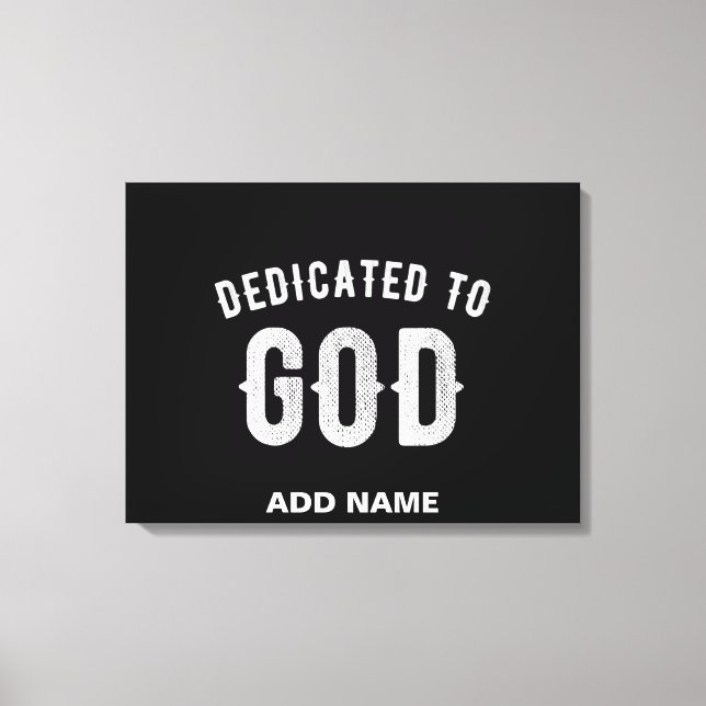 LIENZO DEDICADO A DIOS PERSONALIZABLE GUAY TEXTO BLANCO (Anverso)