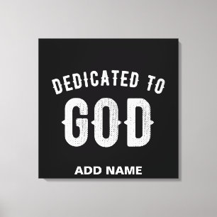 LIENZO DEDICADO A DIOS PERSONALIZABLE GUAY TEXTO BLANCO