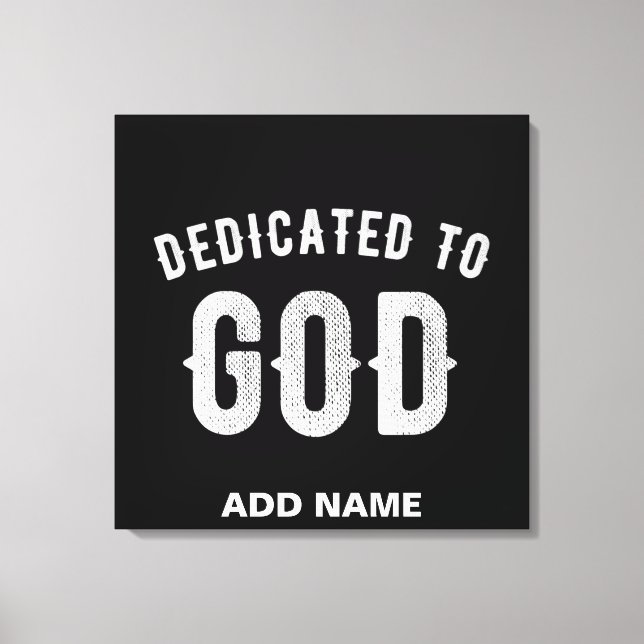 LIENZO DEDICADO A DIOS PERSONALIZABLE GUAY TEXTO BLANCO (Anverso)