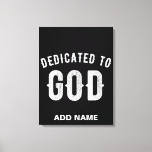 LIENZO DEDICADO A DIOS PERSONALIZABLE GUAY TEXTO BLANCO