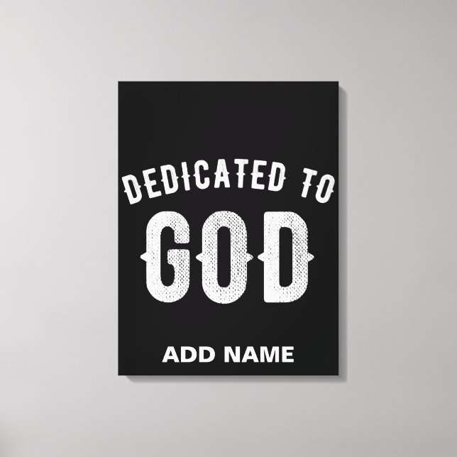 LIENZO DEDICADO A DIOS PERSONALIZABLE GUAY TEXTO BLANCO (Anverso)
