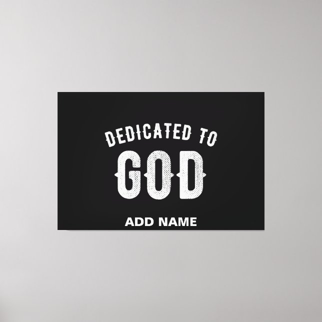 LIENZO DEDICADO A DIOS PERSONALIZABLE GUAY TEXTO BLANCO (Anverso)