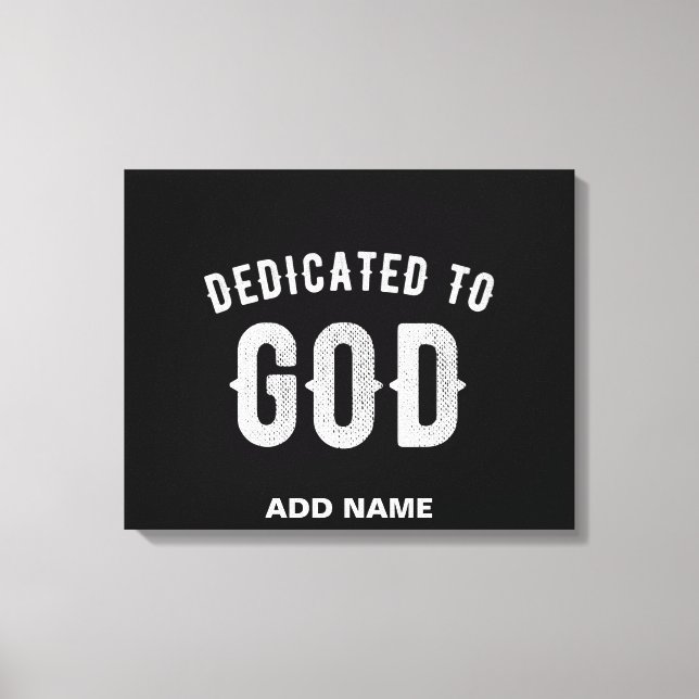 LIENZO DEDICADO A DIOS PERSONALIZABLE GUAY TEXTO BLANCO (Anverso)