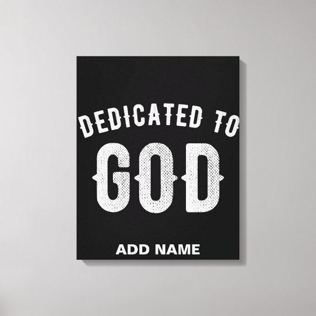 LIENZO DEDICADO A DIOS PERSONALIZABLE GUAY TEXTO BLANCO (Anverso)