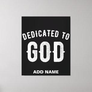 LIENZO DEDICADO A DIOS PERSONALIZABLE GUAY TEXTO BLANCO