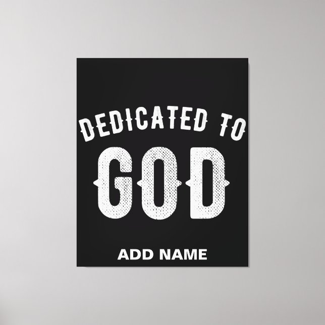 LIENZO DEDICADO A DIOS PERSONALIZABLE GUAY TEXTO BLANCO (Anverso)