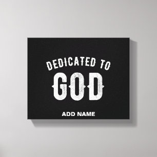 LIENZO DEDICADO A DIOS PERSONALIZABLE GUAY TEXTO BLANCO