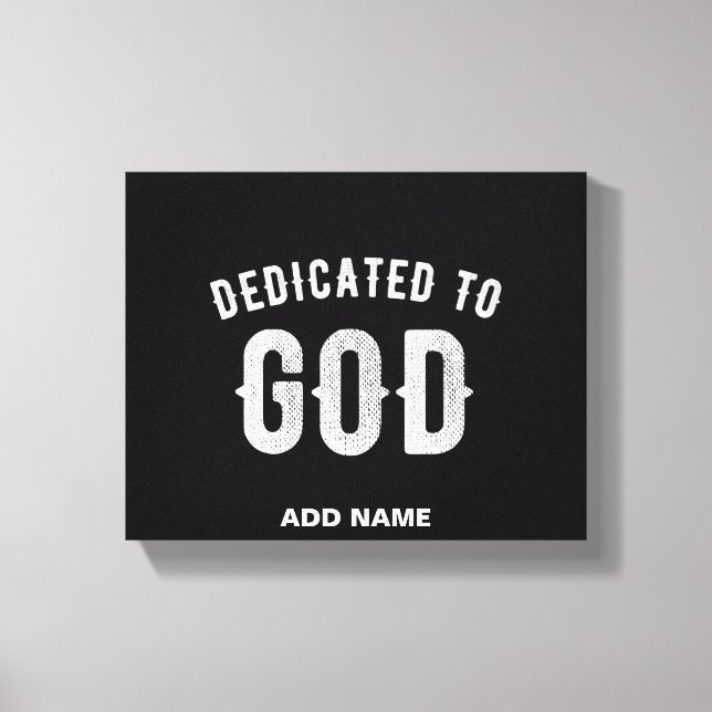 LIENZO DEDICADO A DIOS PERSONALIZABLE GUAY TEXTO BLANCO (Anverso)