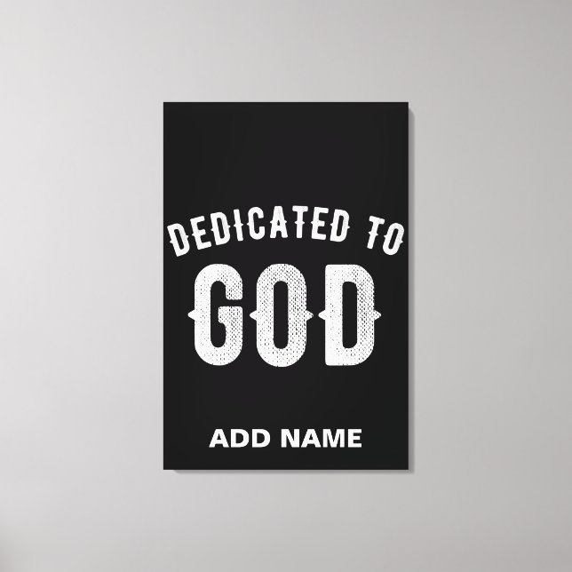 LIENZO DEDICADO A DIOS PERSONALIZABLE GUAY TEXTO BLANCO (Anverso)